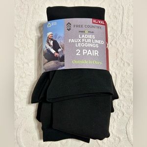 Free Country Fur Lined Leggings XL/XXL